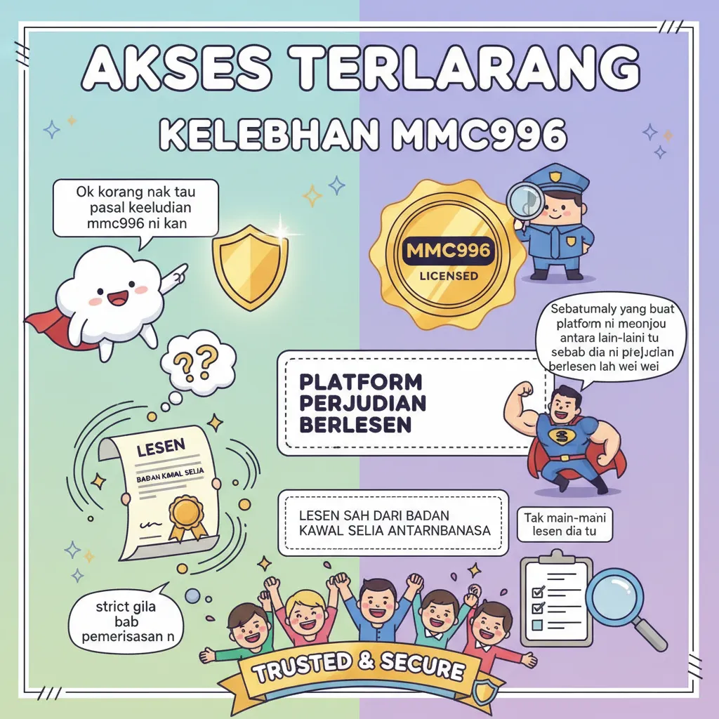 Kelebihan mmc996: Platform Perjudian Berlesen & Bonus