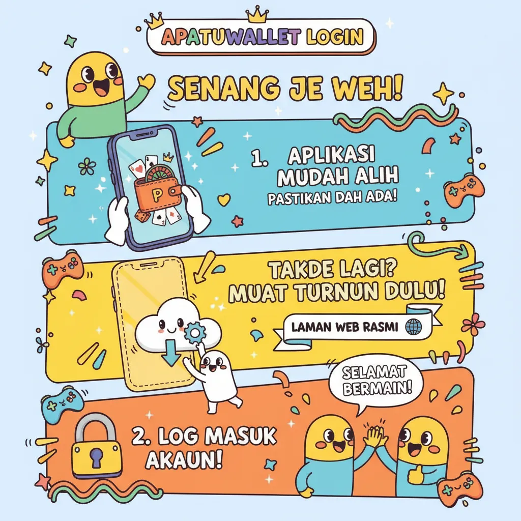 Cara Log Masuk Akaun Apatuwallet di Aplikasi Mudah Alih