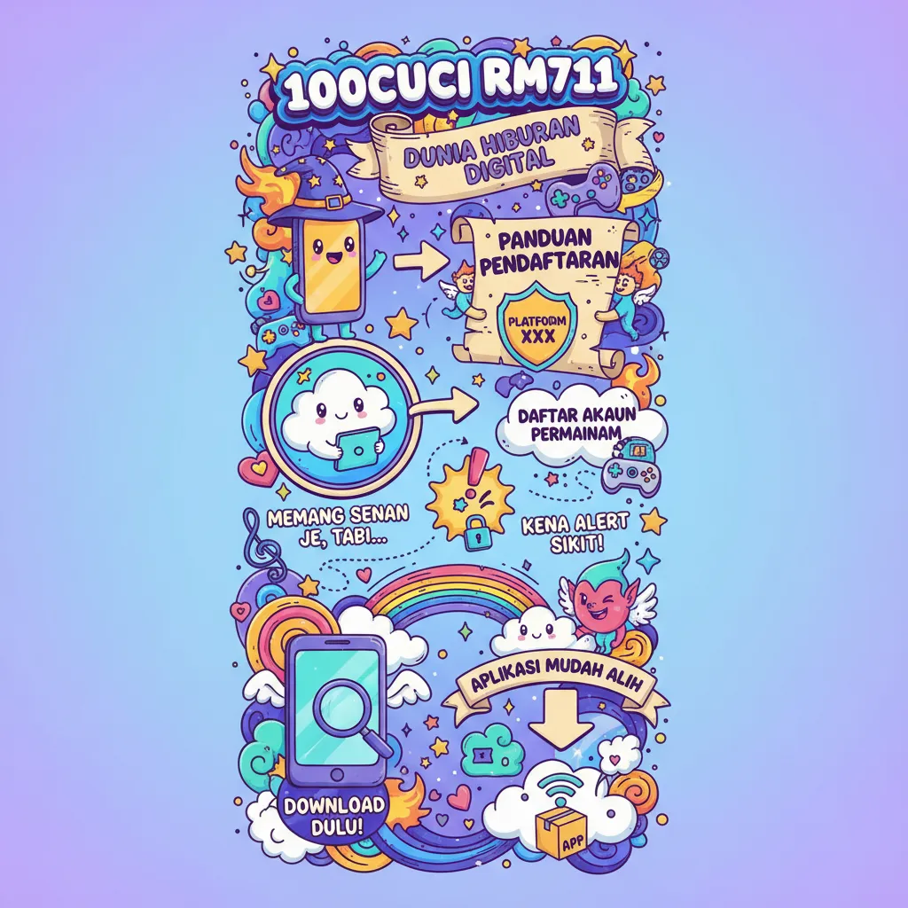 Panduan 100cuci rm711: Daftar Akaun Permainan