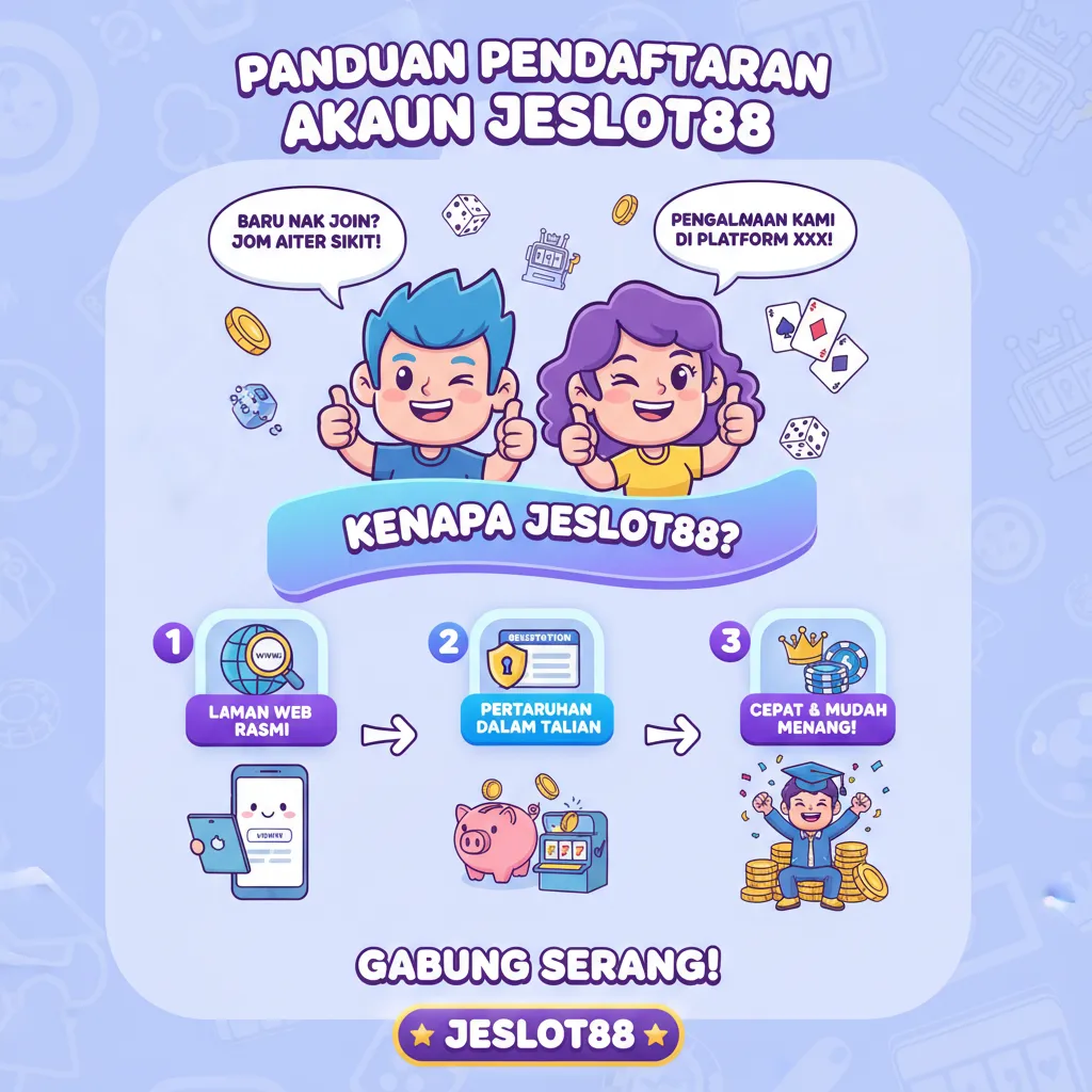 Panduan Pendaftaran Akaun Jeslot88