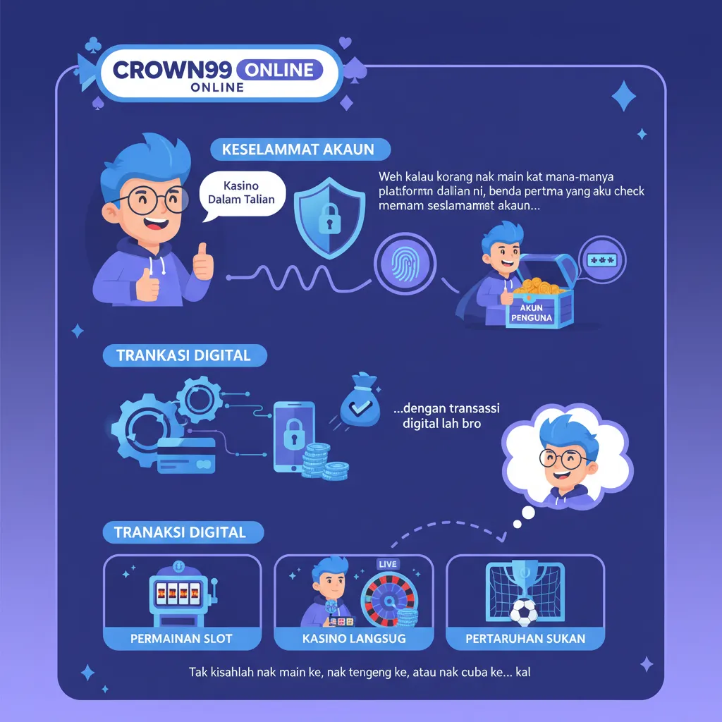 Keselamatan Akaun & Transaksi Digital di Crown99 Online