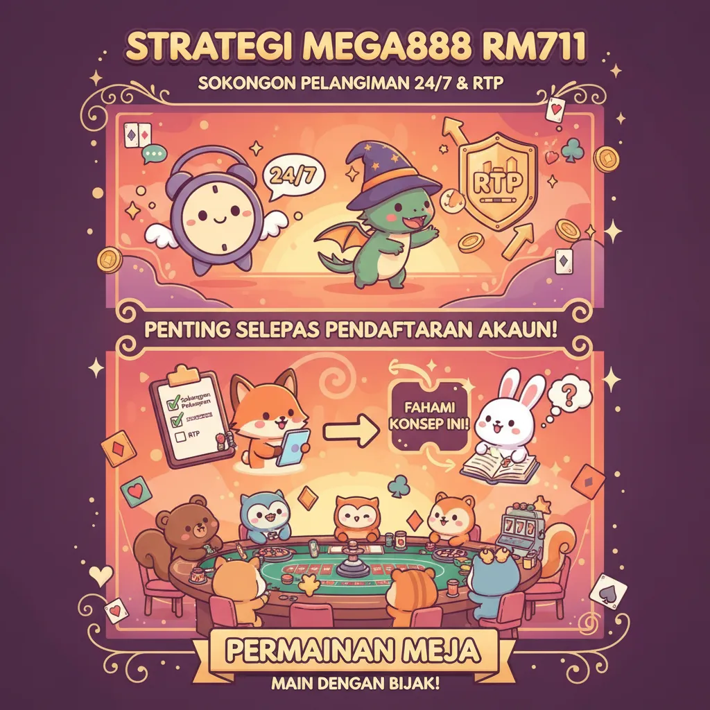 Strategi Mega888 rm711: Sokongan Pelanggan 24/7 dan RTP